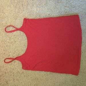 Lands End chili papaya orange tank top size extra small